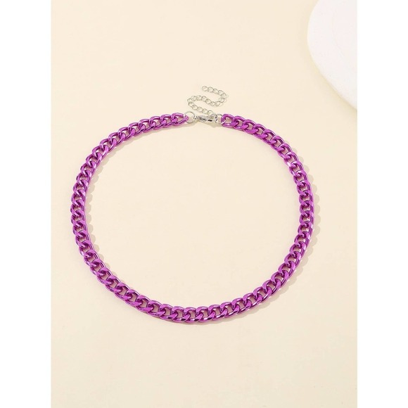 Minimalist chunky gold Chain Necklace - Picture 11 of 11